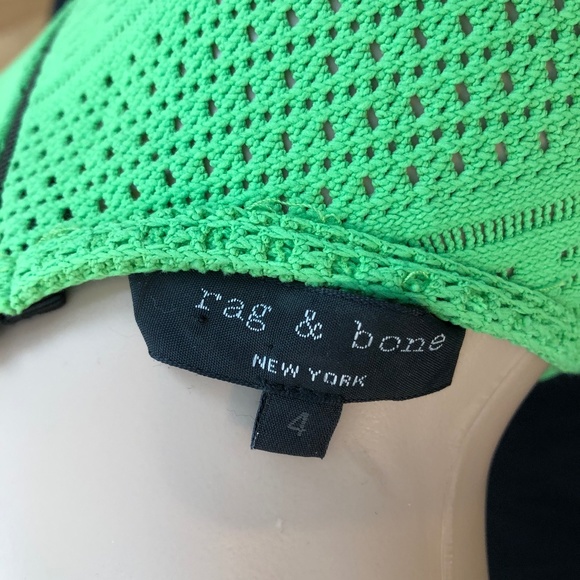 Rag & Bone Runway Neon Green Dress Ready To Wear Spring Summer 2013 New York - Picture 13 of 15